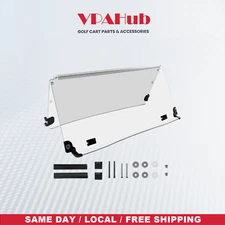 VPAHub Flip Flop Compact Golf Cart Windshield for YAMAHA DRIVE (G29), Clear