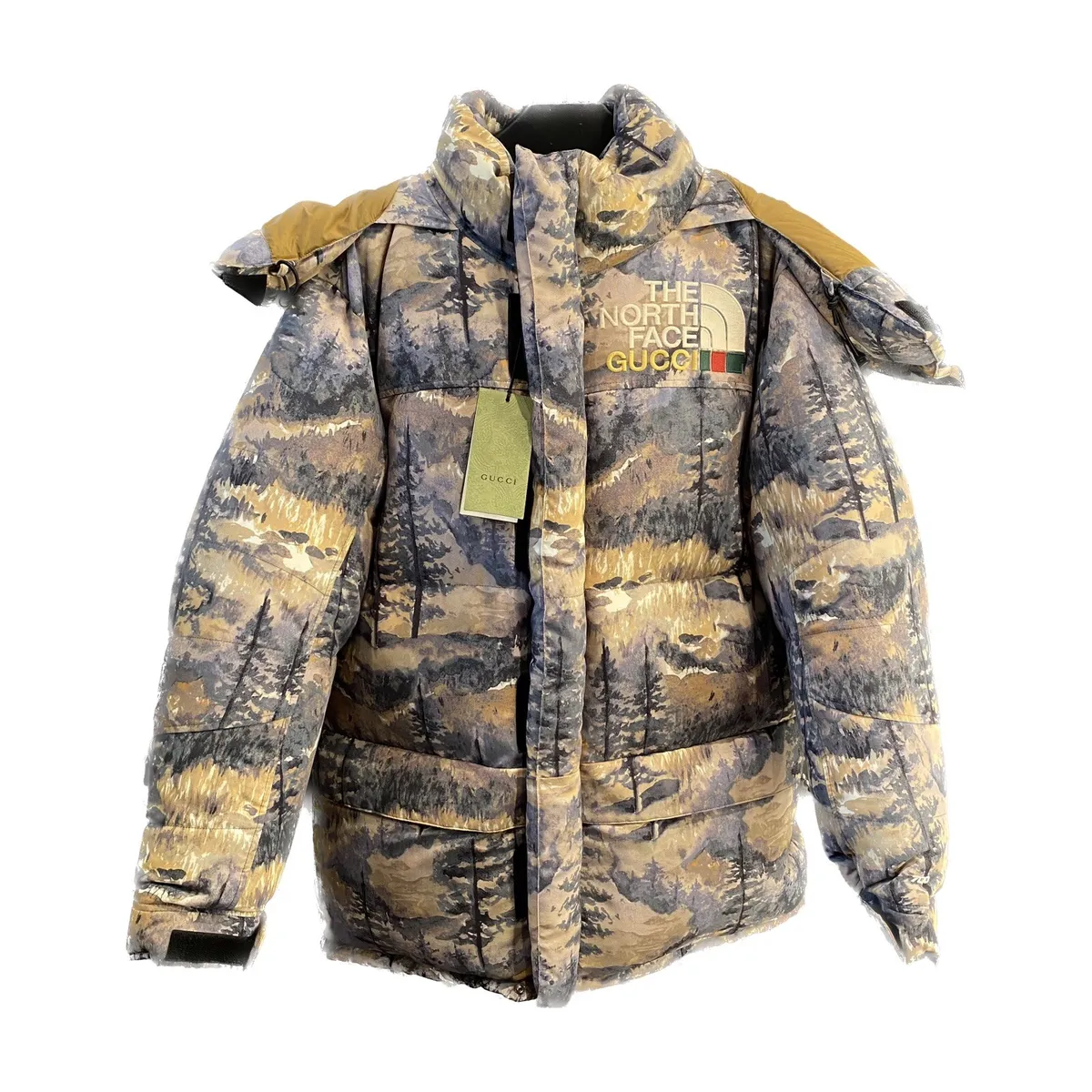 Gucci X North Face Gucci Puffer Jacket In Small And Medium