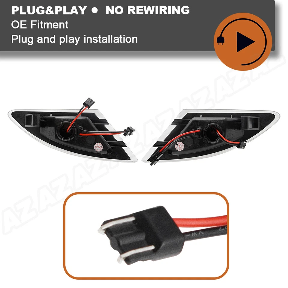 LED Bumper Turn Signal Light for Mercedes Benz R-Class R320 R350 R500 R63 AMG Foto 4 de 4