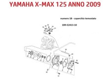COPERCHIO TERMOSTATO ORIGINALE  YAMAHA X-MAX 125 2009 2010 XMAX 125 originale