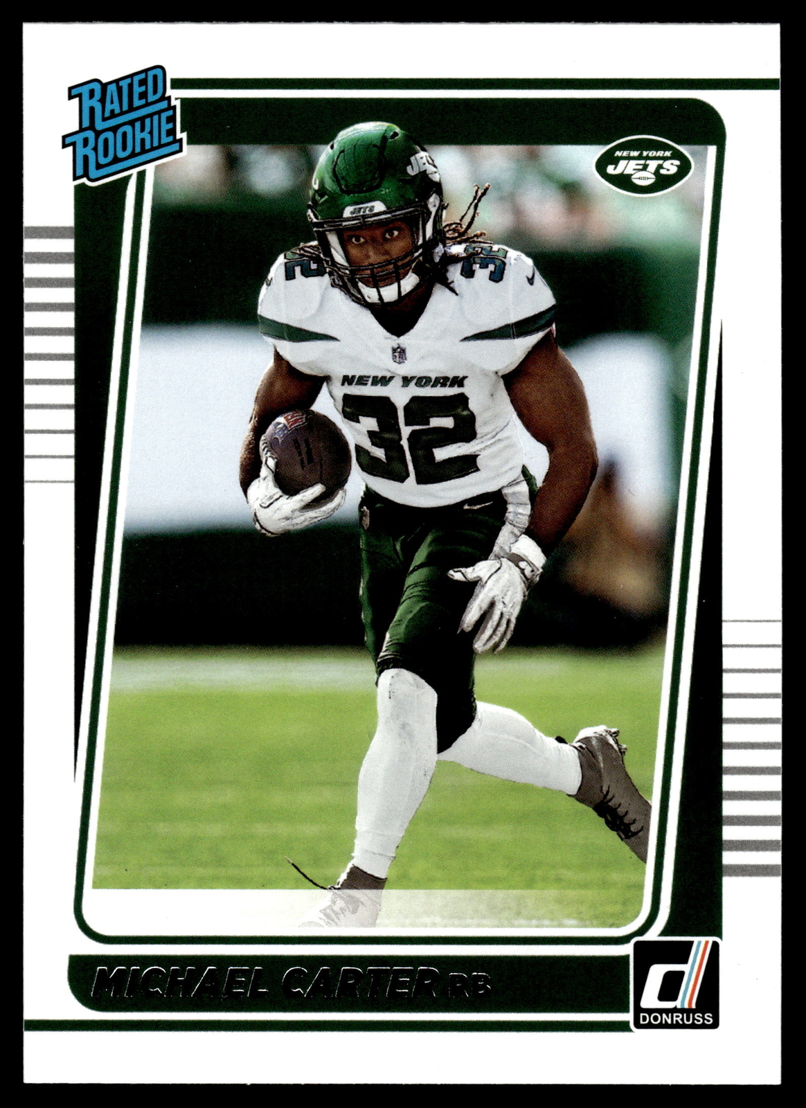 Michael Carter 2021 Donruss Rated Rookie Card  #268