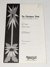 The Christmas Song Mel Torme Robert Wells Roy Ringwald SSA Piano Sheet Music