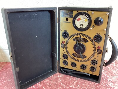 Vintage Confidence Apparatus Design Co Radio Special Tube Tester  Suitcase
