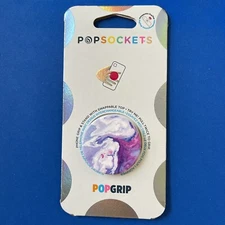 💜Popsockets Popgrip: Phone Holder & Stand w/Swappable Top - LAVENDER FLOW💜