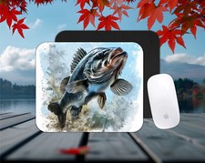 Fish themed neoprene PC/laptop Mouse Pad, CHOICE, FREE shipping, gifts, USA