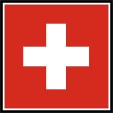 30 Custom Switzerland Flag Personalized Address Labels