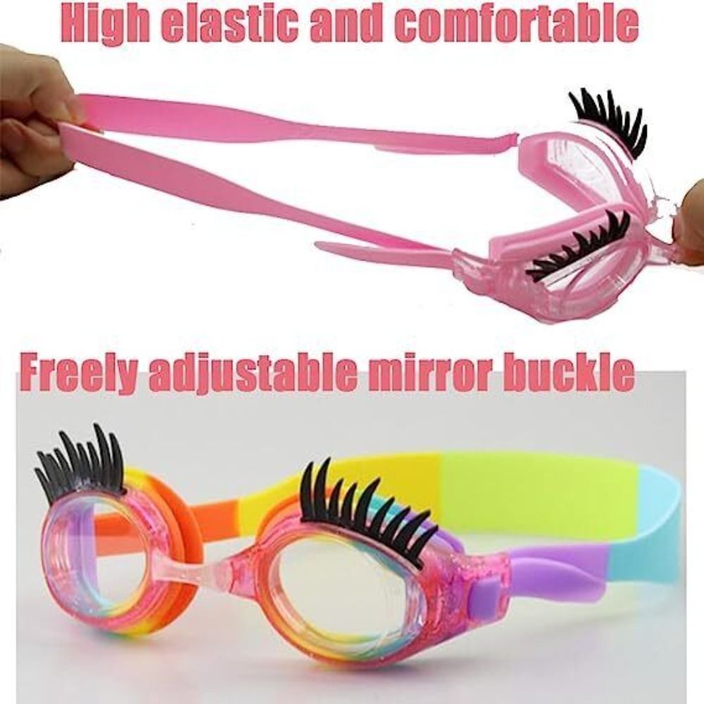 PC Children Eyelash Swimming Goggles Waterproof Eyelash Goggles eBay