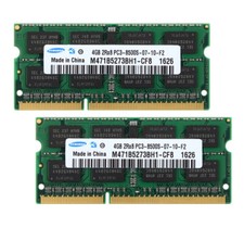 Lot Samsung 8GB 4GB 2RX8 DDR3 1066MHz PC3-8500S 204PIN SO-DIMM Laptop RAM Memory
