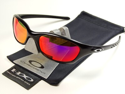Oakley Fives 2.0 Black Red Polarized Sonnenbrille Four Trenchcoat Twenty Minute
