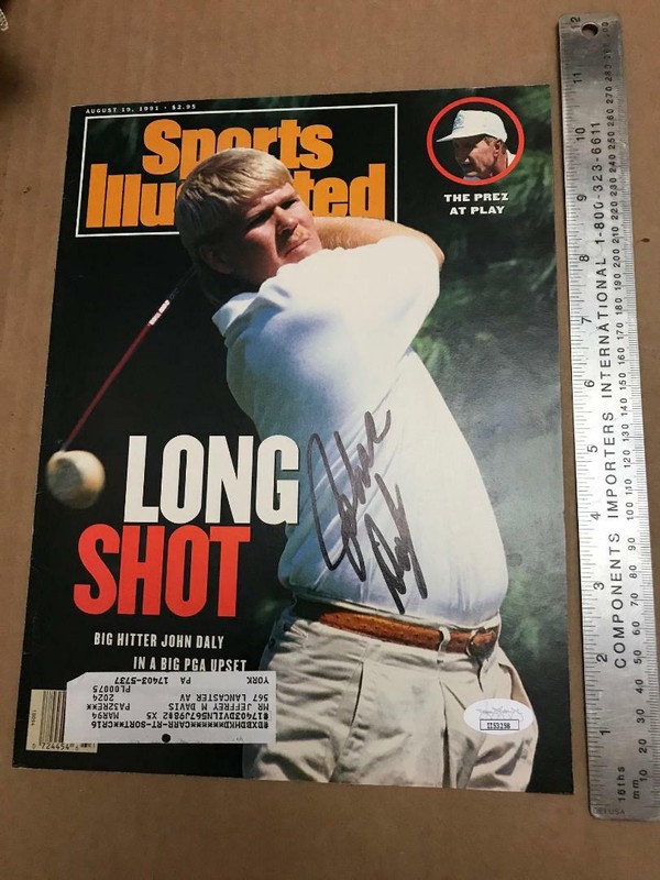 JOHN DALY signed autographed  JSA certified