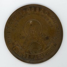 Original Plakette Rhenania - Ossag (Schell) 3 Tage Harzfahrt 1933