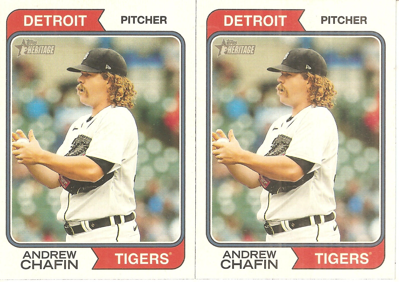 2 CARD 2023 TOPPS HERITAGE ANDREW CHAFIN BASEBALL CARD LOT 327 eBay