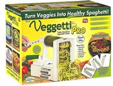 VEGETTI PRO Taglio Spirale Verdure Frutta Tavolo Cucina Affettatrice Miracolosa - Nuovo!