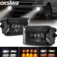 Led Fog Lightsdrl For 2015-20 Ford F-150 2017-18 Super Duty Front Bumper Lamps Led Fog Lightsdrl For 2015-20 Ford F-150 2017-18 Super Duty Front Bumper Lamps