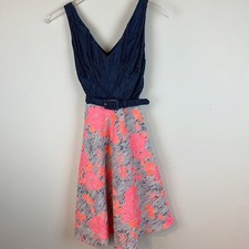 Anthropologie Women’s Eva Franco  A-Line Multicolored Dress- Sz 2