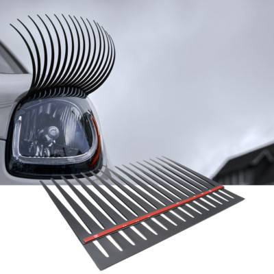 Sopracciglia Fari Nissan 350Z Z33 2003-2009 - 2 Pezzi Neri - Foto 2