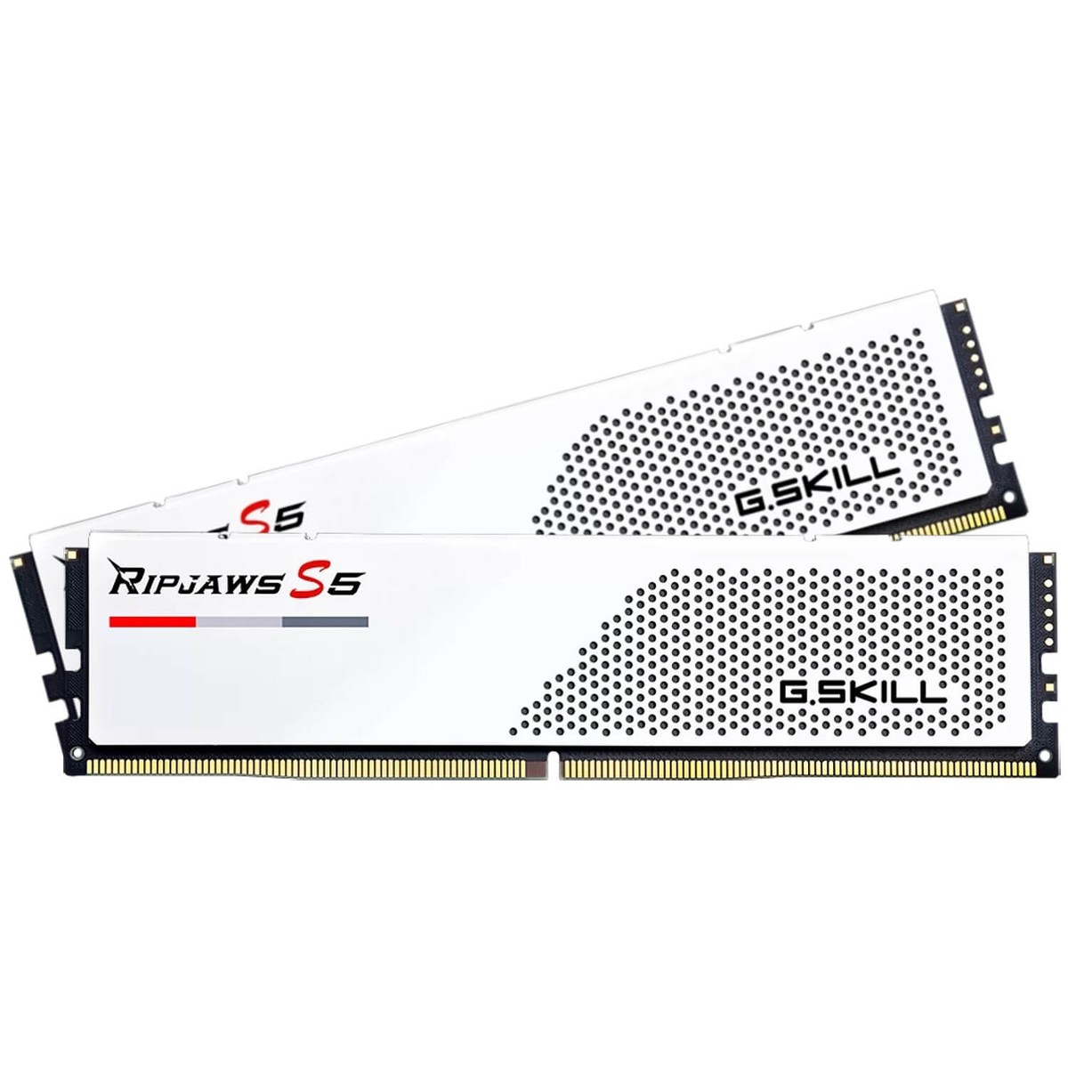 G.SKILL Ripjaws 32GB(2×16GB) DDR5 ホワイト G.Skill DDR5 32GB (2x16GB) 5600 CL40 Ripjaws S5 White Intel XMP