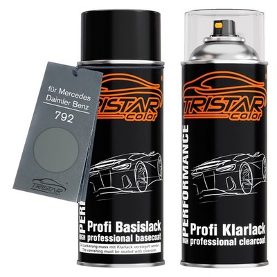 Autolack Spraydosen Set für Mercedes Daimler Benz 792 Palladiumsilber Metallic