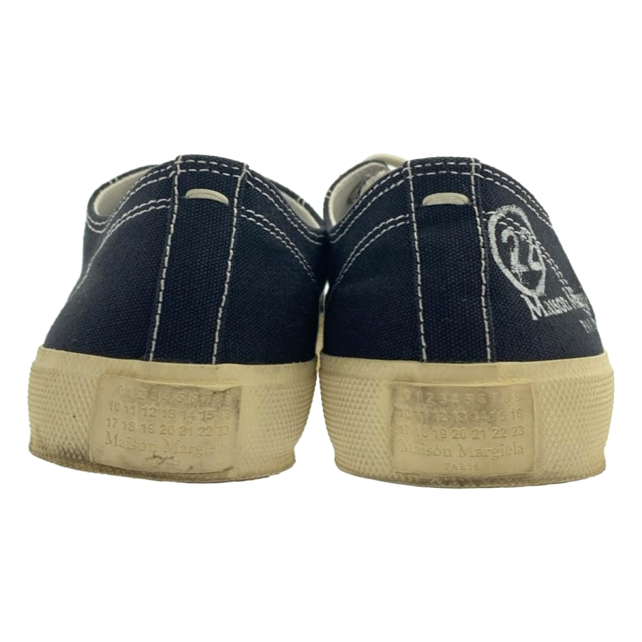 美品Maison Margiela/タビバレエEU35(22.5-23cm) Maison Margiela Tabi Canvas Low Top Sneakers Black Split Toe Sz