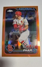 2024 Topps Chrome Update Series - Tommy Pham #USC111 Orange Refractor /25