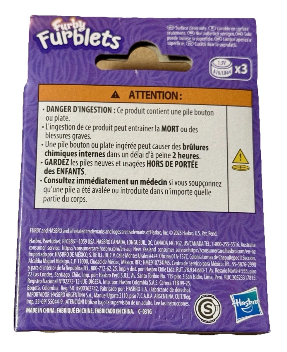 Hasbro Furby Furblets Electronic Interactive Toy 45 Sounds 2025