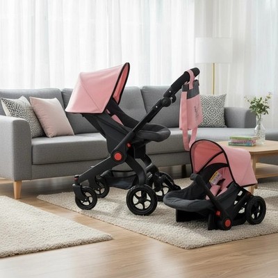 Convertible Travel Stroller Toddler Play Toy Car Seat Two in One Foldable Baby