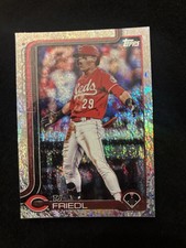 2025 Topps Series 2 - T.J. Friedl #525 Rainbow Foilboard
