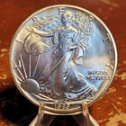 BU 1989 American Silver Eagle 1 Troy Oz .999 Fine Silver