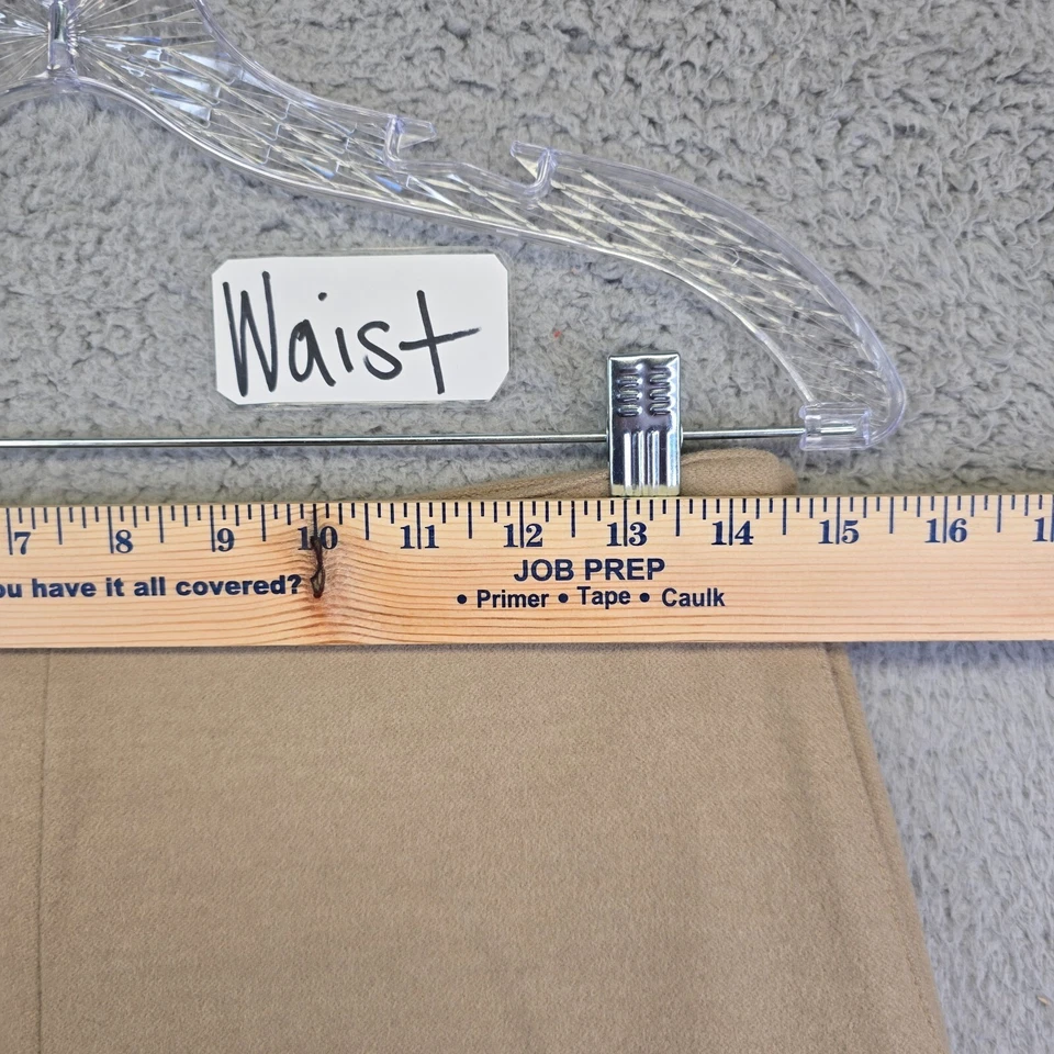 Pantalones Banana Republic Mujer 8 Beige Piel de Conejo Lana Pierna Ancha Italia Negocios Foto 3 de 4