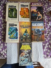 Lot Of 6 Issac Asimov Paperback Books Vintage