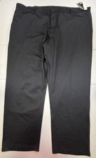 Pantaloni da golf ZELOS Performance neri traspiranti nuovi con etichette tasche uomo grandi e alti 48