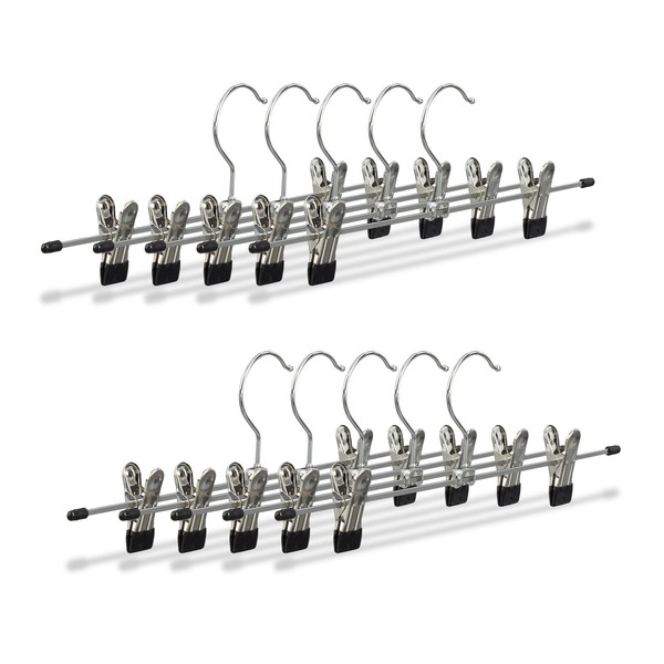 HosenbüGel Metall HosenkleiderbüGel Rockhalterung Rockhalter Verstellbar-image