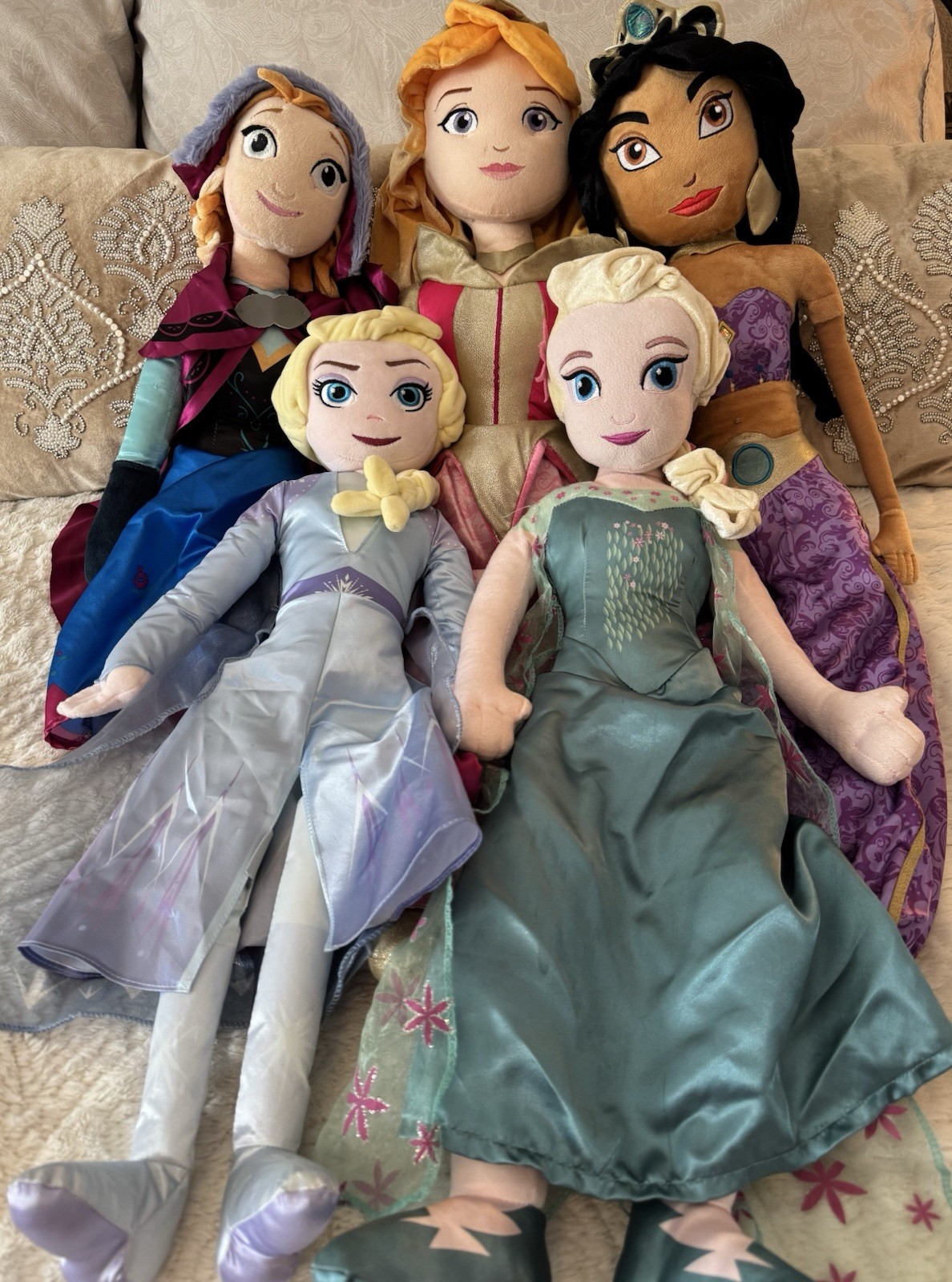 Anna Elsa Aurora & Jasmine 32&rdquo; 26&rdquo;