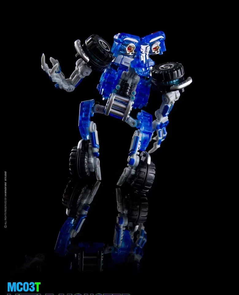 Dr Wu Customs Transparent Wheelie MC-03T Little Monster Trucks Action Figure - Image 4 of 4