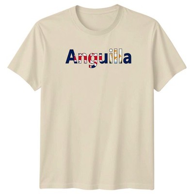 Anguilla T-Shirt Anguilla Flagge Karibik Souvenir 2026 Geburtstag Geschenk für Ihn