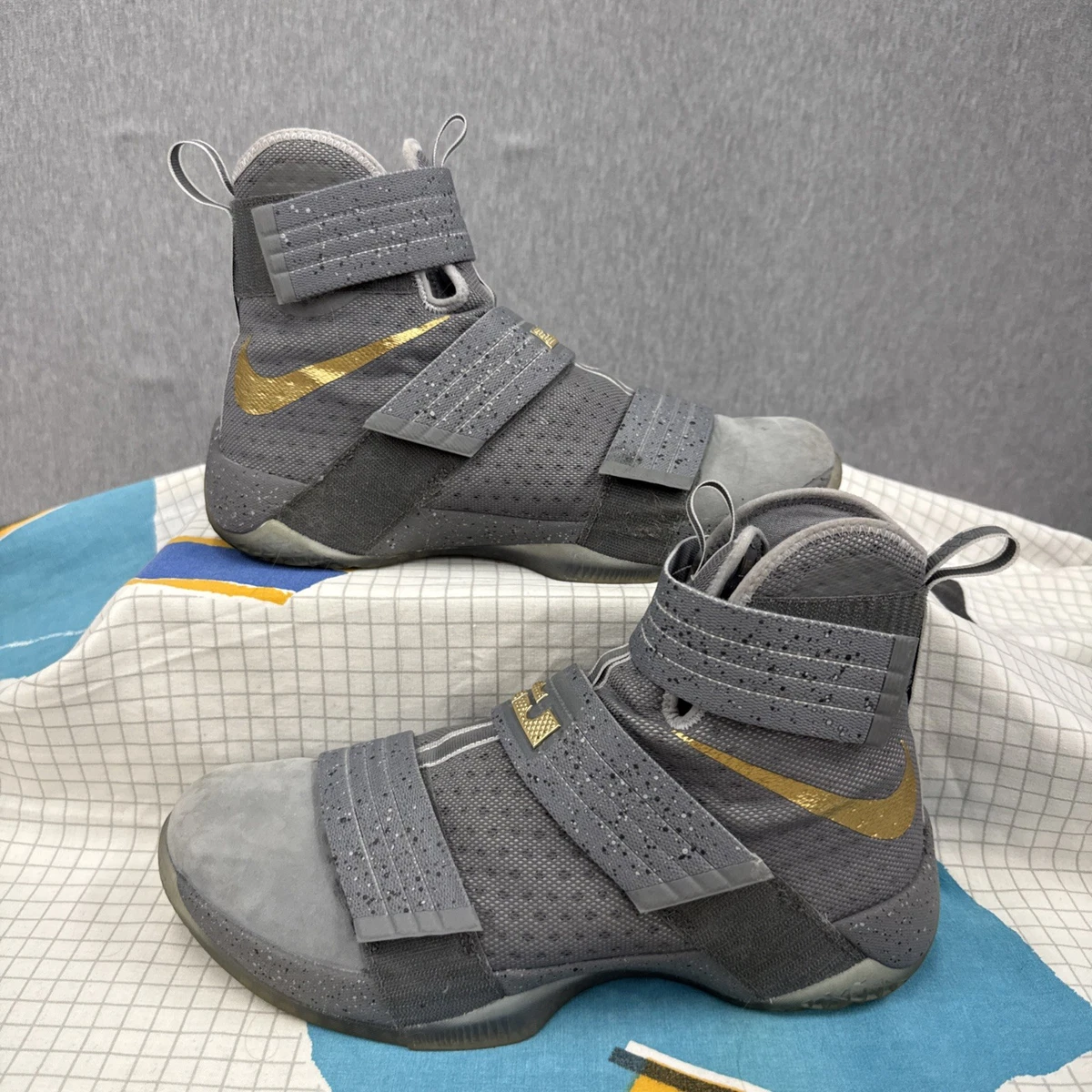 Nike LeBron Soldier 10 Battle Grey for Sale | Authenticity