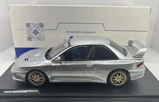 SOLIDO 1/18 Scale SUBARU IMPREZA 22B “SILVER VERSION” RARE 
