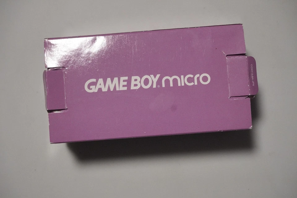 Consola Nintendo Game Boy Micro Púrpura en caja Excelente Sistema Portátil Universal Foto 2 de 4