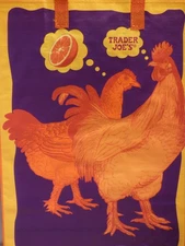Trader Joe's - Reusable Grocery Bag - Orange Chicken