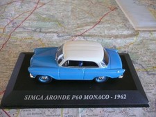 SIMCA Aronde P 60 Monaco 1962 bicolore IXO Voitures Françaises 1/43 en Boite