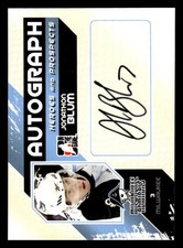 2010 IN THE GAME JONATHON BLUM A-JB MINT AUTOGRAPHS HOCKEY MILWAUKEE ADMIRALS