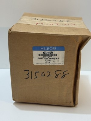 Millipore XX42V19SS Pellicon Teflon Diaphragm Valve 3/4'' TC SST - New Unopened