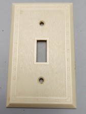 SNAPIT Vintage Ivory Textured 1-Gang Toggle Switch Wall Plate Cover Made in USA