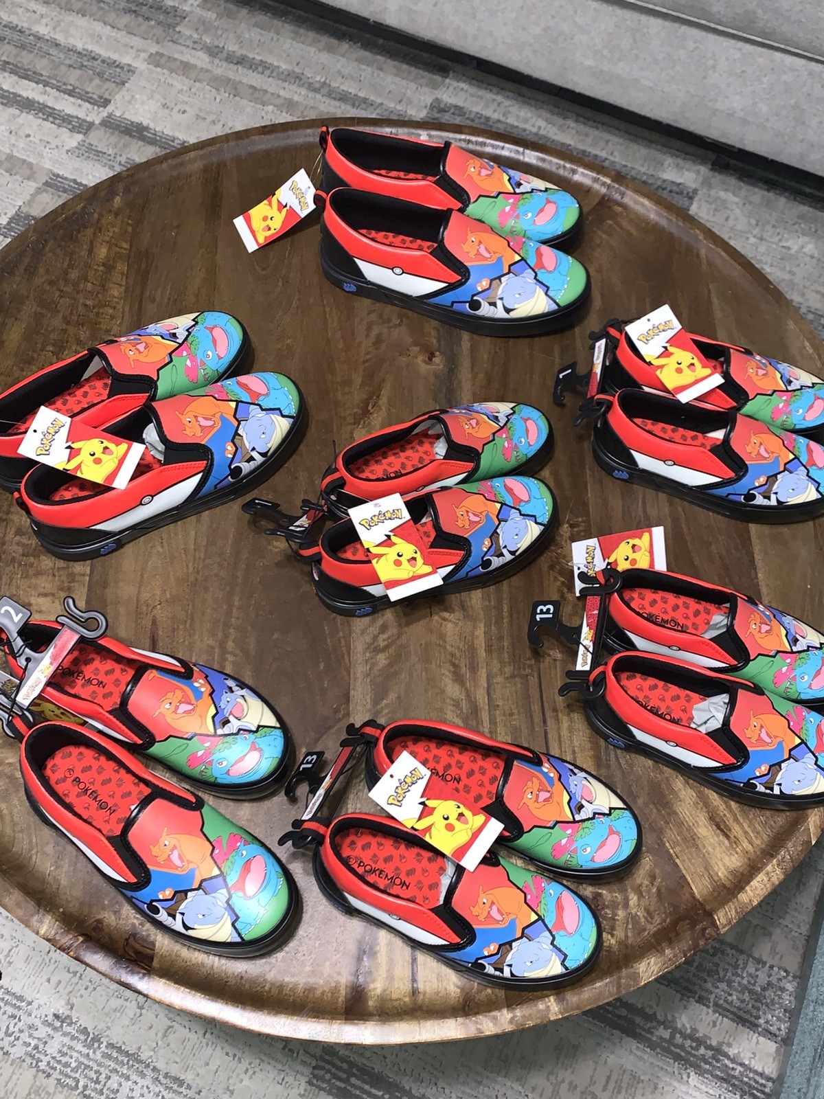 Ground Up Pokemon Little & Big Boys Low Top Slip On, Boy's, 