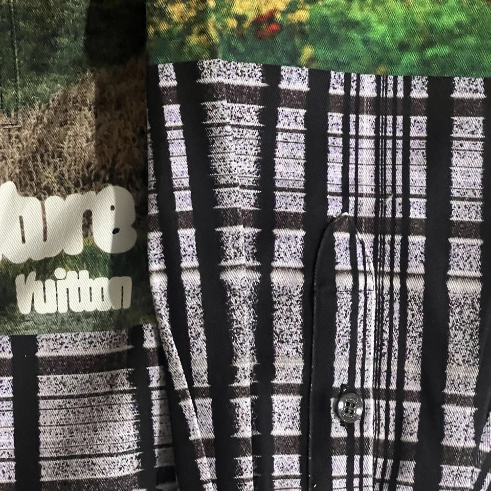 LOUIS VUITTON LV - Blurry Vision of a Bright Future -Oversized Flannel - Size S - Image 3 of 4