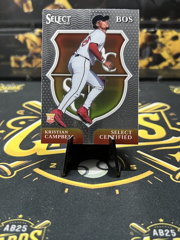 2025 Panini Select - Select Certified Kristian Campbell #11 (RC)