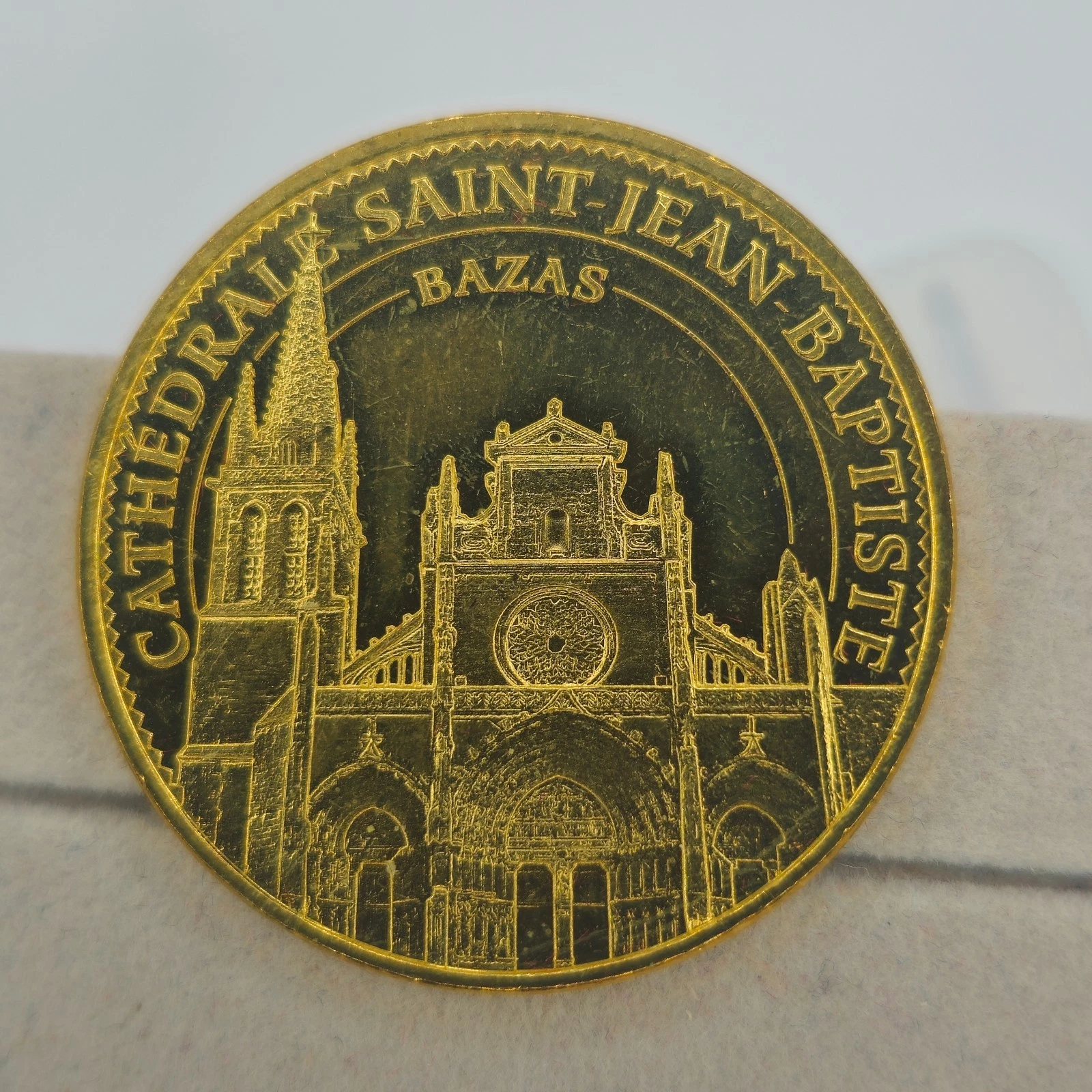 Bazas 33 Cathédrale Saint-Jean-Baptiste - Médaille Souvenir Monnaie de Paris