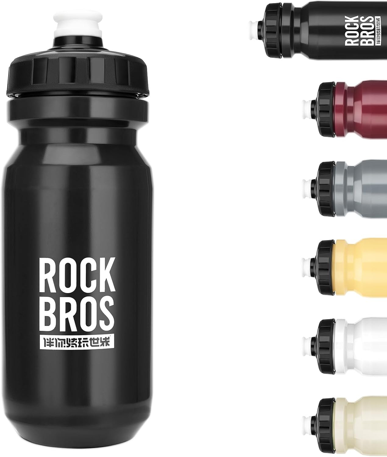 Bike Water Bottle Bpa-Free Squeeze Water Bottle 20 Oz