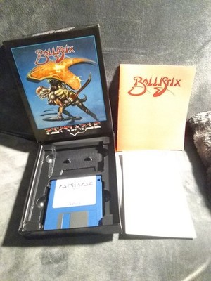 Rare 1989 Ballistix Amiga Psygnosis Complete PC Computer Game Adult Collector VG