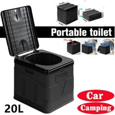   20L Portable Folding Toilet Car Outdoor Travel Potty for Camping Hiking Beach